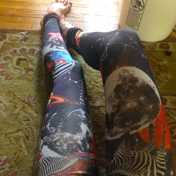 Zebra galaxy leggings Understar XS/S - Picture 3 of 4